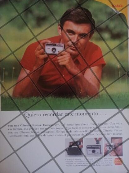 2 AFICHES PUBLICITARIOS RETRO. CAMARAS KODAK INSTAMATIC 1967 - Image 3