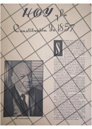 AFICHE RETRO. EL ABOGADO HILARIO MEDINA GAONA 1957