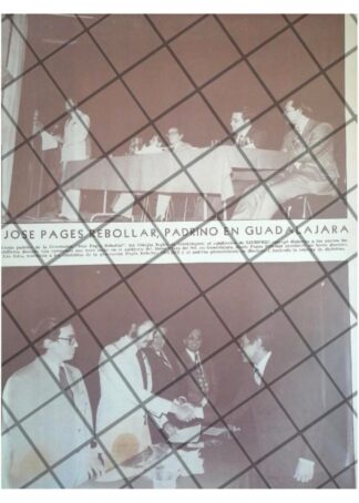 AFICHE ANTIGUO JOSE PAGES REBOLLAR, COLEGIO INGLES 1975