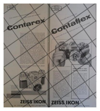 3 AFICHES PUBLICITARIOS RETRO. CAMARAS ZEISS IKON 1950-60 - Image 3