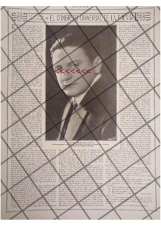AFICHE ANTIGUO VIRGILIO RODRIGUEZ BETETA 1920