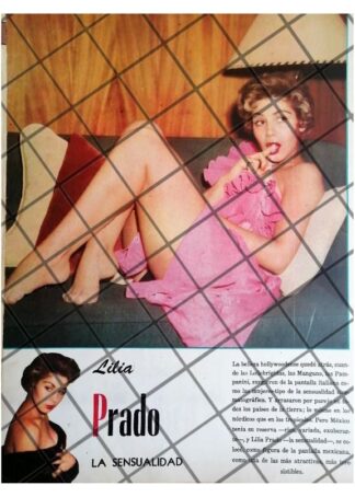 AFICHE RETRO INICIOS DE LILIA PRADO 1956