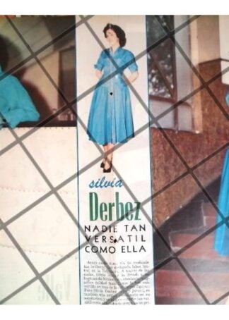 AFICHE RETRO. INICIOS DE SILVIA DERBEZ 1956