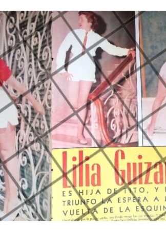 AFICHE RETRO. INICIOS DE LILIA GUIZAR 1956