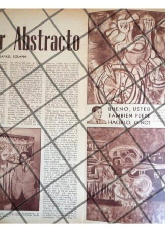 AFICHE RETRO JUAN SORIANO POR: RAFAEL SOLANA 1955