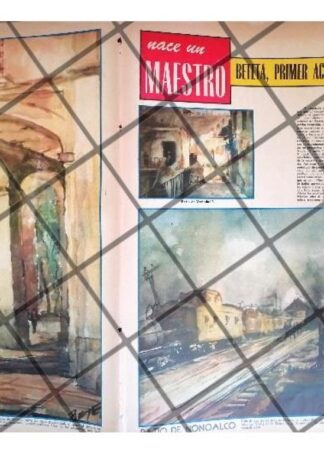 AFICHE RETRO PINTOR. IGNACIO MARIA BETETA 1956
