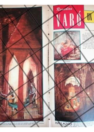 AFICHE RETRO LA PINTORA REMEDIOS VARO 1956