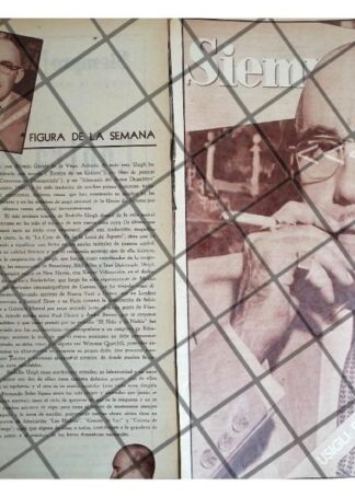AFICHE RETRO RODOLFO USIGLI 1956