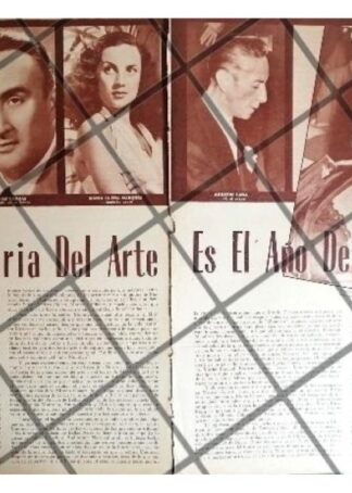 AFICHE RETRO HONRAN A MARIA TERESA MONTOYA 1956