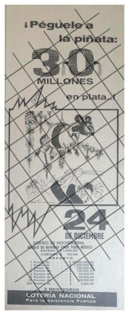 4 AFICHES RETRO LOTERIA NACIONAL 1930s 50s /224 - Image 5