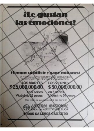 PUBLICIDAD RETRO LOTERIA NACIONAL 1979 /223