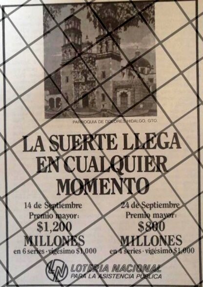6 AFICHES PUBLICITARIOS RETRO LOTERIA NACIONAL 70s 80s/230 - Image 3
