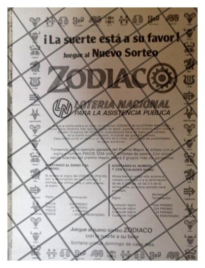 6 AFICHES PUBLICITARIOS RETRO LOTERIA NACIONAL 70s 80s/230 - Image 4