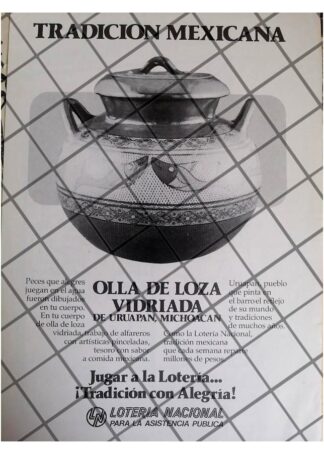 AFICHE PUBLICITARIO RETRO LOTERIA NACIONAL 1976 /231