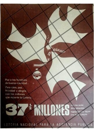 PUBLICIDAD RETRO LOTERIA NACIONAL 1968 /214