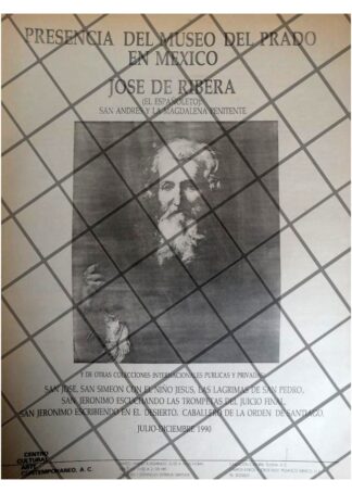 AFICHE RETRO CENTRO CULTURAL ARTE CONTEMPORANEO A.C 1990