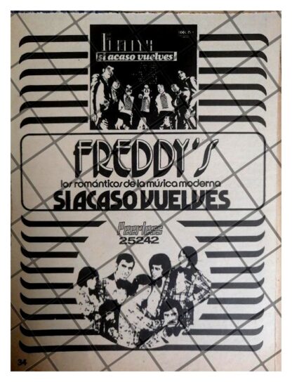 4 AFICHES RETRO. DISCOS PEERLESS Y GRUPOS DE LOS 70s - Image 4