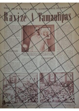 AFICHE RETRO CANDIDATO MANUEL A. RAVIZE RICHER 1968