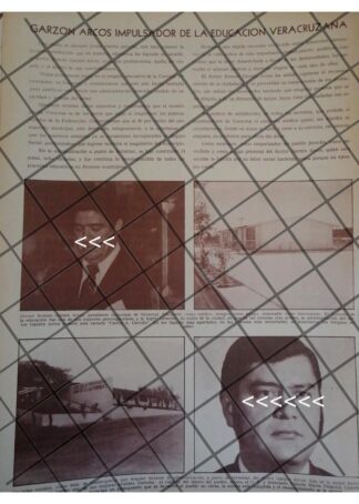 AFICHE RETRO ROMAN GARZON ARCOS Y SUS OBRAS 1973