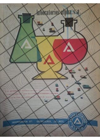 AFICHE RETRO LABORATORIOS ALPHA S.A 1953