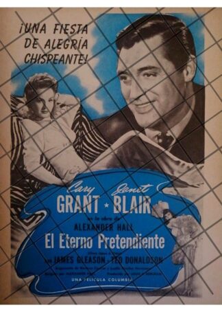 AFICHE PUBLICITARIO RETRO. PELICULA. ONCE UPON A TIME 1944