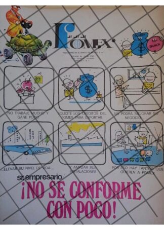 AFICHE RETRO BANCO FOMEX 1973 /197