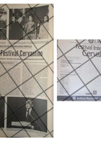 AFICHES RETRO FESTIVAL CERVANTINO 1982