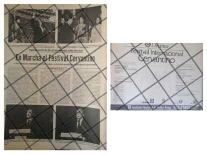 AFICHES RETRO FESTIVAL CERVANTINO 1982