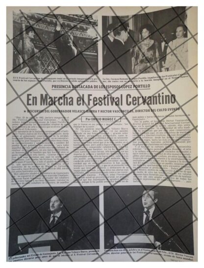 AFICHES RETRO FESTIVAL CERVANTINO 1982 - Image 2