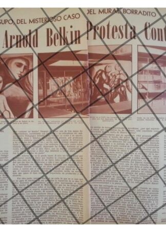 AFICHE RETRO PROTESTA CONTRA LA HISTORIETA EXTRANJERA 1960s