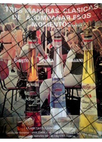 CARTEL PUBLICITARIO RETRO VINOS ARTURO VACCARI 1982