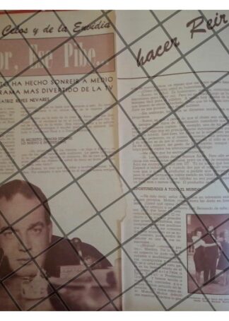 AFICHE RETRO ENTREVISTA A RAUL ASTOR 1964