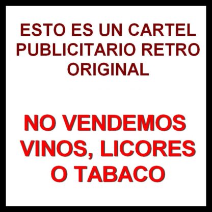 CARTEL PUBLICITARIO RETRO VINOS CINZANO Y GULLERMO MURRAY 9 - Image 2