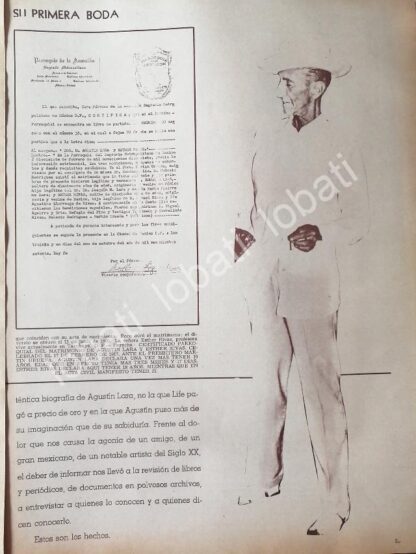 CARTEL ANTIGUO ORIGINAL DE CONTROVERSIA SOBRE AGUSTIN LARA 1970 / FEP - Image 2