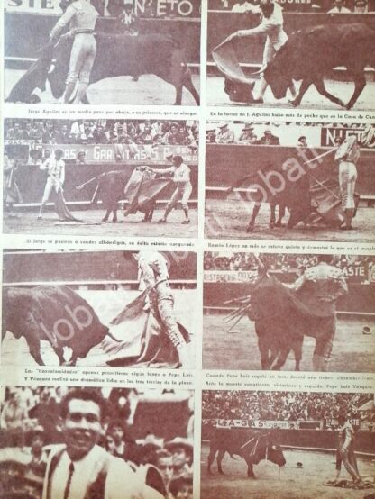 CARTEL ANTIGUO ORIGINAL DE ULTIMA CORRIDA Y MUERTE DE MANOLETE 1947 / TOROS /FEP - Image 3