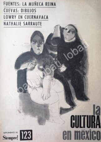 CARTEL ANTIGUO ORIGINAL DE PORTADA RETRO. DIBUJO DE JOSE LUIS CUEVAS 1968