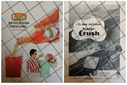 12 CARTELES ANTIGUOS REFRESCOS ORANGE CRUSH 50s 60s /341 - Image 10