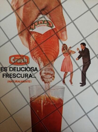 12 CARTELES ANTIGUOS REFRESCOS ORANGE CRUSH 50s 60s /341 - Image 6