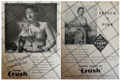 12 CARTELES ANTIGUOS REFRESCOS ORANGE CRUSH 50s 60s /341 - Image 4