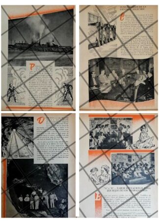 4 AFICHES RETRO FUNDIDORA MONTERREY 1955