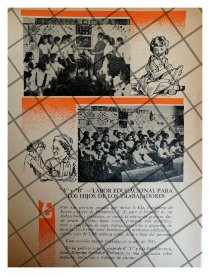 4 AFICHES RETRO FUNDIDORA MONTERREY 1955 - Image 4