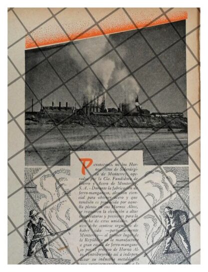 4 AFICHES RETRO FUNDIDORA MONTERREY 1955 - Image 3