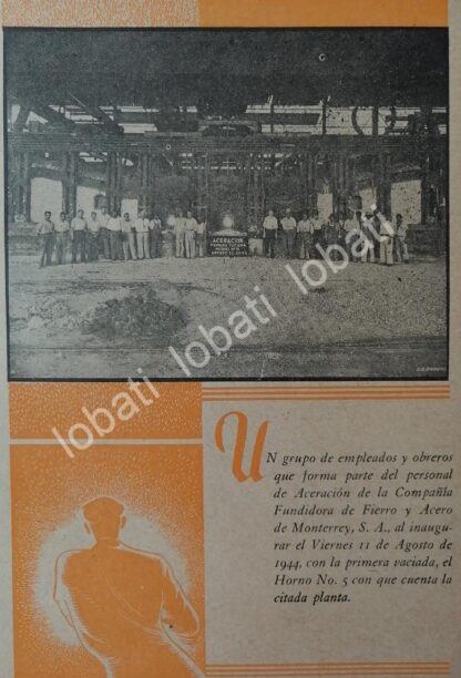 CARTEL ANTIGUO ORIGINAL DE 15 AFICHES DE LA FUNDIDORA MONTERREY 1940 & 1945. - Image 2