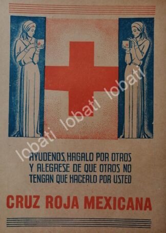 CARTEL ANTIGUO ORIGINAL DE CRUZ ROJA COLECTA 1965 /718 MONTERREY