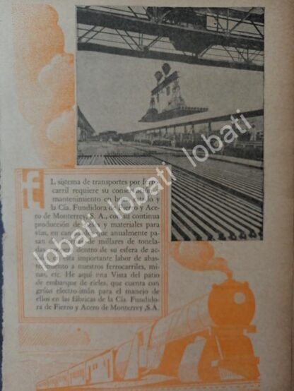 CARTEL ANTIGUO ORIGINAL DE 15 AFICHES DE LA FUNDIDORA MONTERREY 1940 & 1945. - Image 3