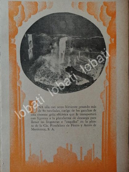 CARTEL ANTIGUO ORIGINAL DE 15 AFICHES DE LA FUNDIDORA MONTERREY 1940 & 1945. - Image 7