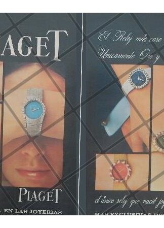 CARTEL PUBLICITARIO RETRO. RELOJES PIAGET 1967 /11