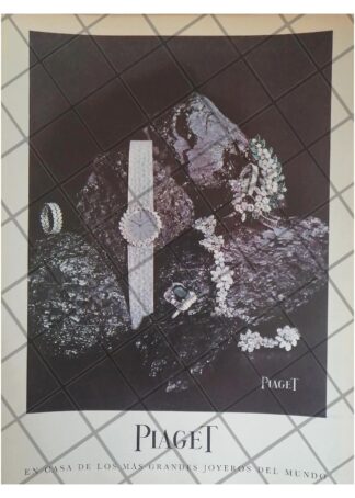 CARTEL PUBLICITARIO RETRO. RELOJES PIAGET 1965 /18