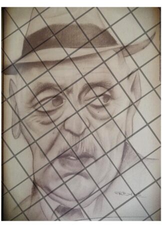 CARICATURA RETRO ALFONSO ROSENWEIG DIAZ 1942 /FREYRE