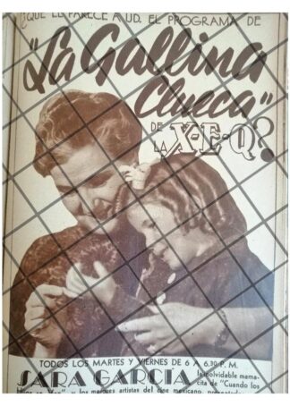 AFICHE RETRO PELICULA LA GALLINA CLUECA 1942